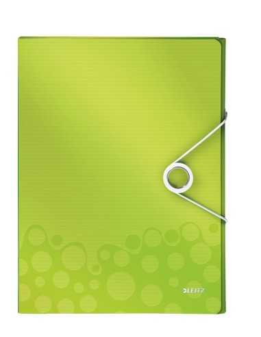 Leitz WOW Polipropilene (PP) Verde, Metallico A4