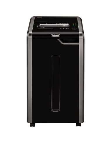 Fellowes 325Ci distruggi documenti Triturazione incrociata 24 cm Nero, Argento