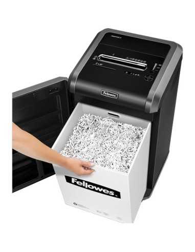 Fellowes 325Ci distruggi documenti Triturazione incrociata 24 cm Nero, Argento