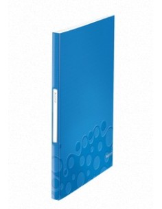 Leitz 46320036 cartella Blu, Metallico A4