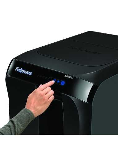 Fellowes AutoMax 500C distruggi documenti Triturazione incrociata 23 cm Nero