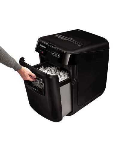 Fellowes AutoMax 200C distruggi documenti Triturazione incrociata 23 cm Nero