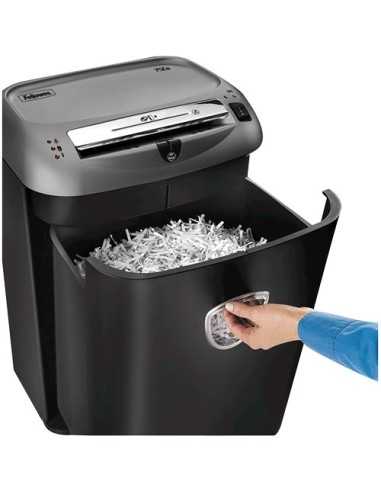 Fellowes Powershred 75Cs distruggi documenti Triturazione incrociata 23 cm Nero