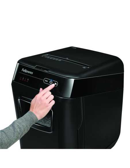 Fellowes AutoMax 150C distruggi documenti Triturazione incrociata 23 cm Nero, Grigio