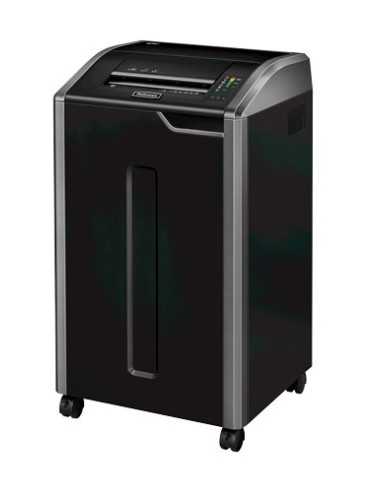 Fellowes 425Ci distruggi documenti Triturazione incrociata 30 cm Nero, Argento