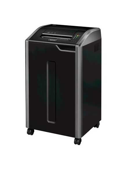 Fellowes 425Ci distruggi documenti Triturazione incrociata 30 cm Nero, Argento