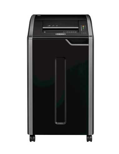 Fellowes 425Ci distruggi documenti Triturazione incrociata 30 cm Nero, Argento