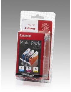 Canon BCI-6 C M Y cartuccia d'inchiostro 3 pz Originale Ciano, Magenta, Giallo