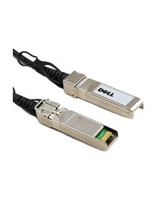 DELL 470-AAZN cavo a fibre ottiche 50 m QSFP+ Nero, Acciaio inossidabile