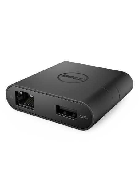 DELL DA200 Cablato USB 3.2 Gen 1 (3.1 Gen 1) Type-C Nero
