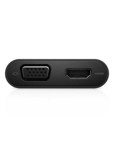 DELL DA200 Cablato USB 3.2 Gen 1 (3.1 Gen 1) Type-C Nero