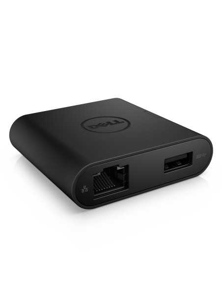 DELL DA200 Cablato USB 3.2 Gen 1 (3.1 Gen 1) Type-C Nero