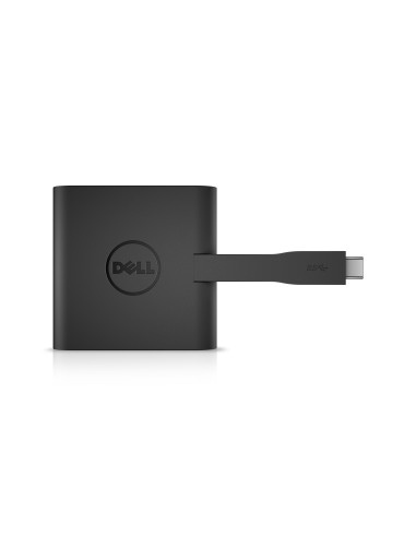 DELL DA200 Cablato USB 3.2 Gen 1 (3.1 Gen 1) Type-C Nero