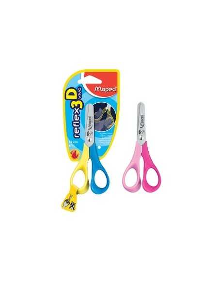 Maped Forbici Blu, Rosa, Giallo
