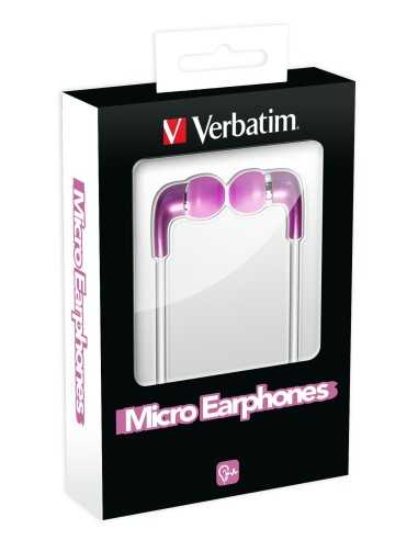 Verbatim Micro auricolari - Rosa