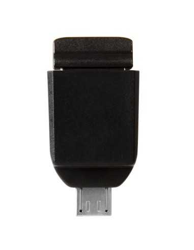 Verbatim Nano - Memoria USB da 16 GB con Adattatore Micro USB - Nero