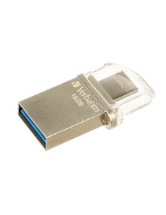 Verbatim Store 'n' Go OTG Micro unità flash USB 16 GB USB Type-A   Micro-USB 3.2 Gen 1 (3.1 Gen 1) Argento