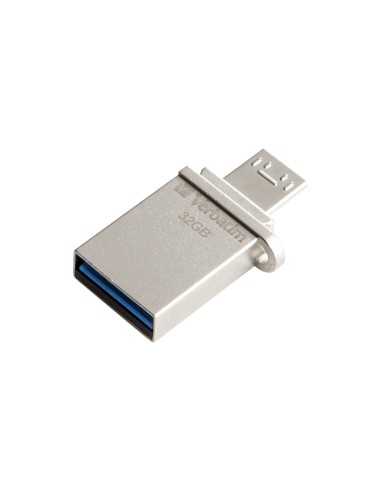 Verbatim Store 'n' Go OTG Micro unità flash USB 32 GB USB Type-A   Micro-USB 3.2 Gen 1 (3.1 Gen 1) Argento
