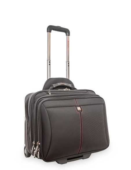 Verbatim Frankfurt borsa per notebook 39,6 cm (15.6") Custodia trolley Nero