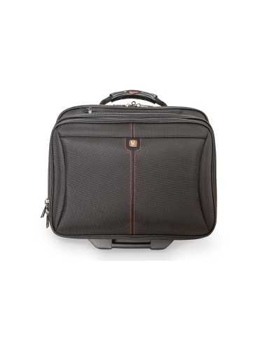 Verbatim Frankfurt borsa per notebook 39,6 cm (15.6") Custodia trolley Nero