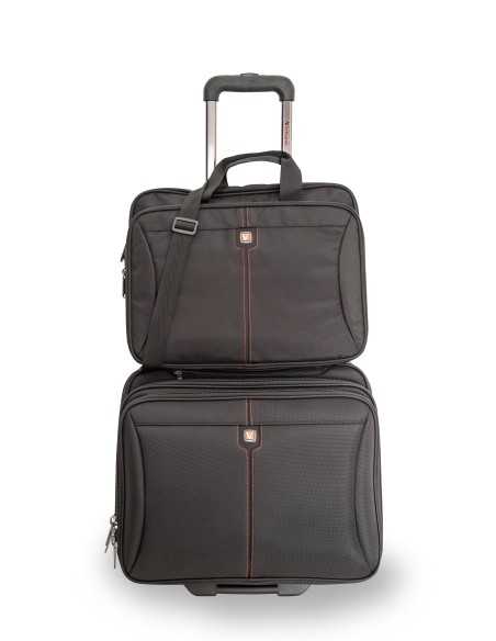 Verbatim Frankfurt borsa per notebook 39,6 cm (15.6") Custodia trolley Nero