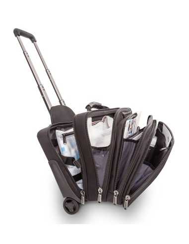 Verbatim Frankfurt borsa per notebook 39,6 cm (15.6") Custodia trolley Nero