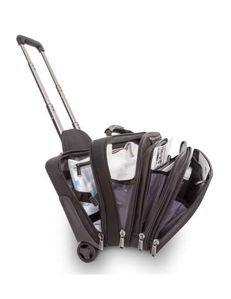 Verbatim Frankfurt borsa per notebook 39,6 cm (15.6") Custodia trolley Nero