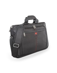 Verbatim London borsa per notebook 43,2 cm (17") Borsa da corriere Nero 2