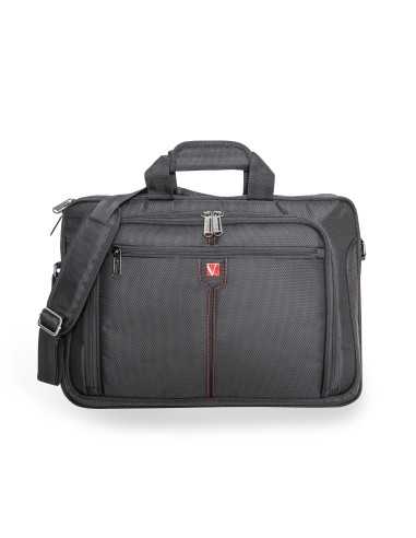 Verbatim London borsa per notebook 43,2 cm (17") Borsa da corriere Nero