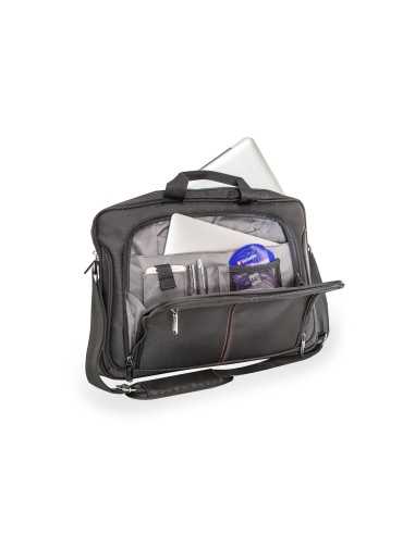Verbatim London borsa per notebook 43,2 cm (17") Borsa da corriere Nero