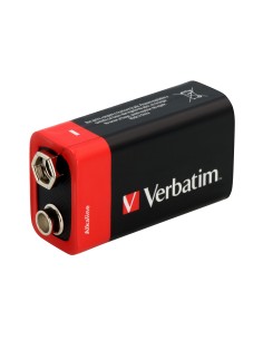 Verbatim Batterie alcaline da 9 V 2