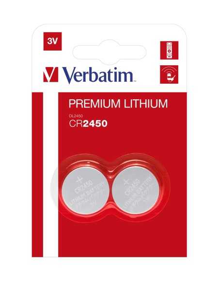 Verbatim Batterie a bottone al litio CR2450