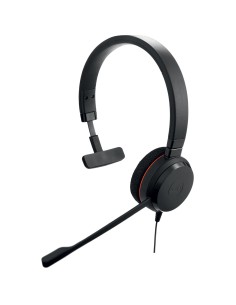 Jabra Evolve 20 MS Mono Auricolare Cablato A Padiglione Ufficio USB tipo A Nero