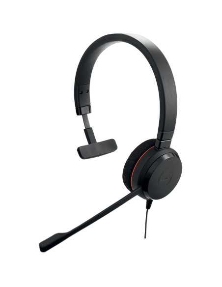 Jabra Evolve 20 MS Mono Auricolare Cablato A Padiglione Ufficio USB tipo A Nero