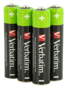 Verbatim Batterie ricaricabili AAA Premium 2