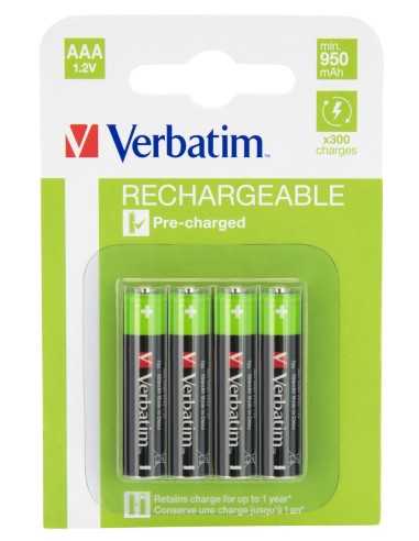 Verbatim Batterie ricaricabili AAA Premium
