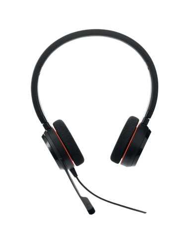 Jabra Evolve 20 MS Stereo Auricolare Cablato A Padiglione Ufficio USB tipo A Nero