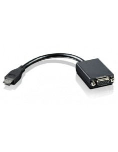 Lenovo Mini-HDMI to VGA VGA (D-Sub) HDMI Type C (Mini) Nero