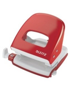 Leitz 50080325 perforatore e accessori 30 fogli Rosso, Bianco