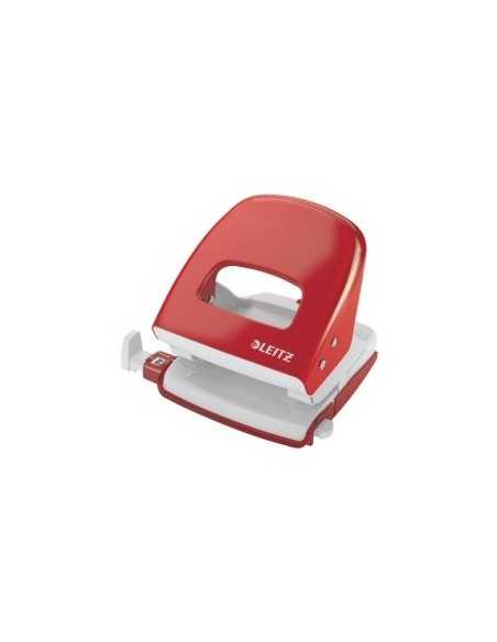 Leitz 50080325 perforatore e accessori 30 fogli Rosso, Bianco