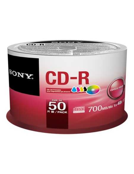 Sony CD-R 48x, 50 pack 700 MB 50 pz