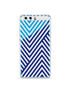 Huawei 51991999 custodia per cellulare Cover Blu, Bianco