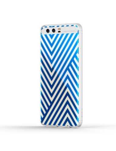 Huawei 51991999 custodia per cellulare Cover Blu, Bianco