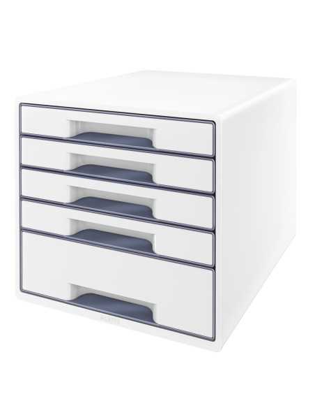 Leitz 52141001 scatola per la conservazione di documenti Polistirolo Grigio, Bianco