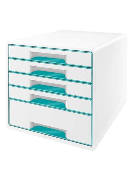Leitz WOW organizzatore per cassetto di scrivania Polistirolo Blu, Bianco