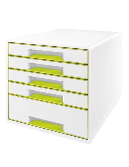 Leitz 52141064 organizzatore per cassetto di scrivania Polistirolo Verde, Bianco