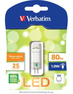 Verbatim 52143 lampada LED 1 W G4 2