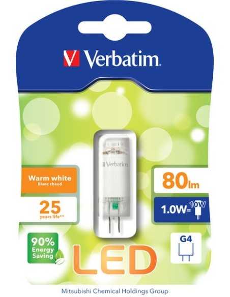 Verbatim 52143 lampada LED 1 W G4