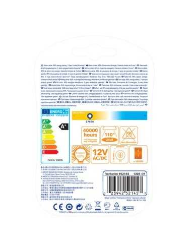 Verbatim Round Capsule G4 1.5W lampada LED 1,5 W
