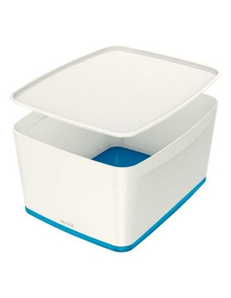 Leitz MyBox Vassoio di conservazione Rettangolare Acrilonitrile butadiene stirene (ABS) Blu, Bianco